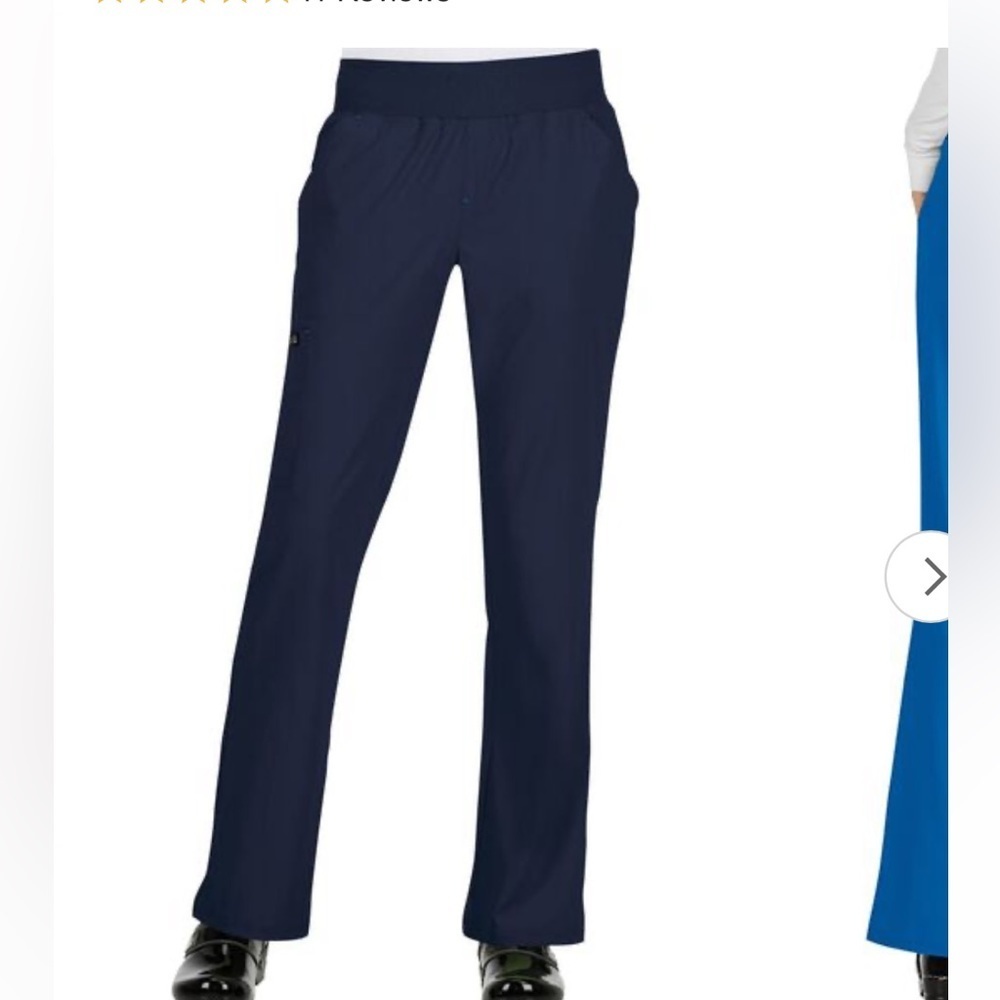 KOI Scrub Pants Navy Blue- Worn 1x